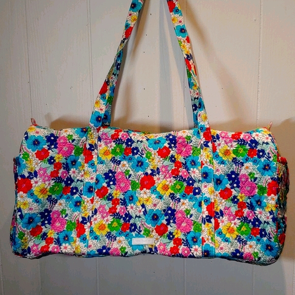 Vera Bradley Handbags - Vera Bradley Large Traveler Duffel Far Out Floral